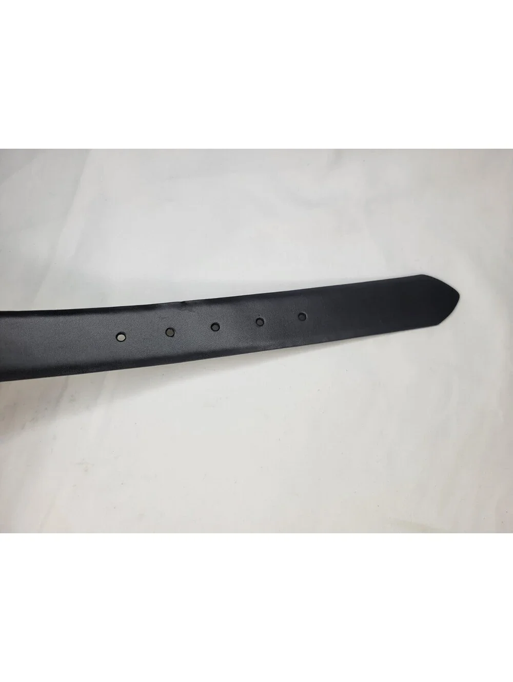 Calvin Klein Womens Black Leather Pant Belt Double Loop Sz Small **SEE DETAILS**